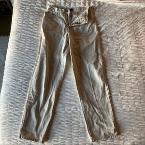 BillBlass cream loose fit pants